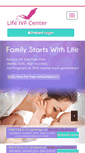 Mobile Screenshot of lifeivfcenter.com